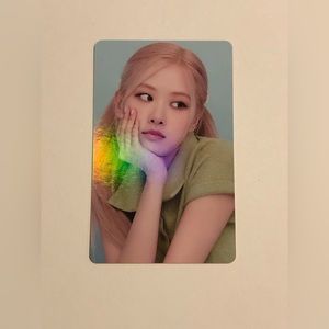 BLACKPINK WELCOMING COLLECTION rosé photocard 2022